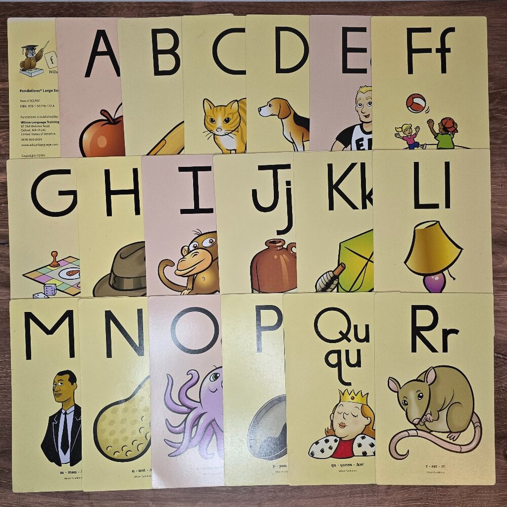 Wilson Fundations Complete Large Sound Cards 1